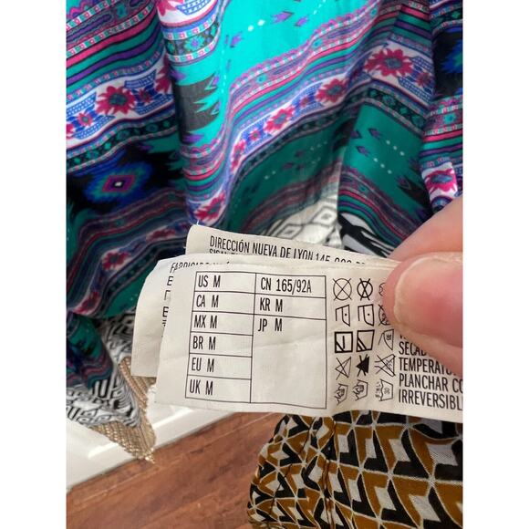 Forever 21 Open Front Kimono Size Medium Southwestern Boho Coastal Cowgirl - Picture 2 of 6